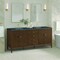 James Martin Vanities 72'' Double Vanity, Mid Century Walnut w/ 3 CM Parisien Bleu Quartz Top 485-V72-WLT-3PBL - alternate 6